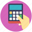 accounting, adding machine, calculator, estimator, financial