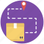 delivery location, delivery map, location pointer, logistics points, shipping address 