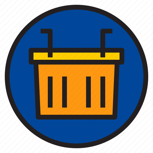 Basket, botton, interface, shopping icon - Download on Iconfinder