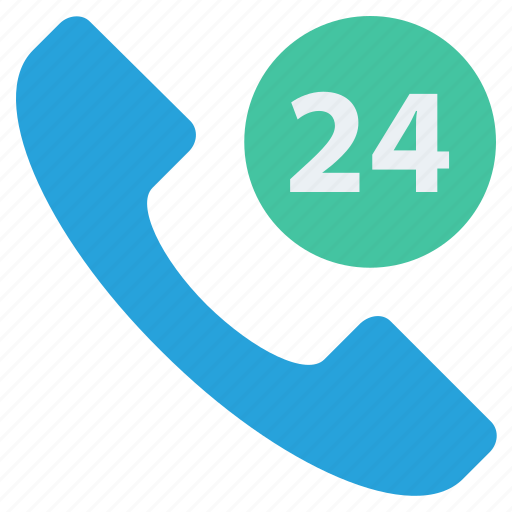 24 hours, call, commerce, shopping, support, talk, telephone icon - Download on Iconfinder