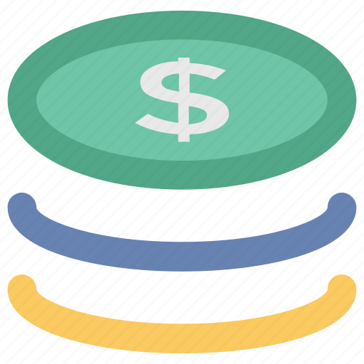 Change, coins, dollar coins, donation, funds, money icon - Download on Iconfinder