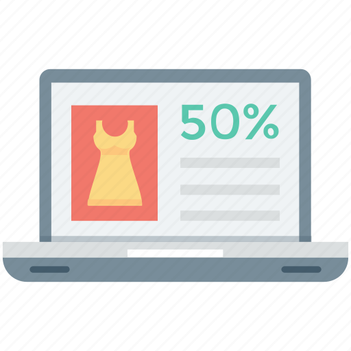 Discount, laptop, online discount, online discount offer, online discount shopping icon - Download on Iconfinder