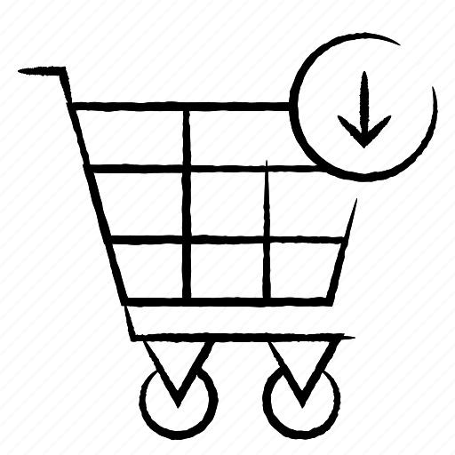 Arrow, cart, down, shopping icon - Download on Iconfinder