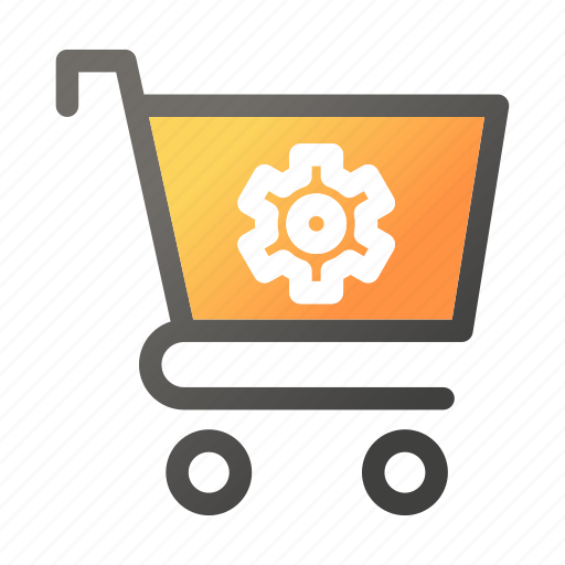 Bag, cog, gear, hand, setting, shop, shopping icon - Download on Iconfinder