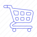 cart, carts, department, empty, market, shopping, store, super