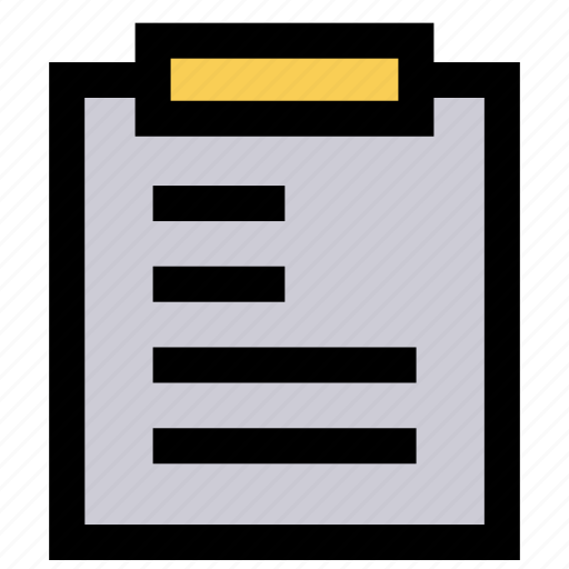 Checklist, document, file, format, list, menu, paper icon - Download on Iconfinder