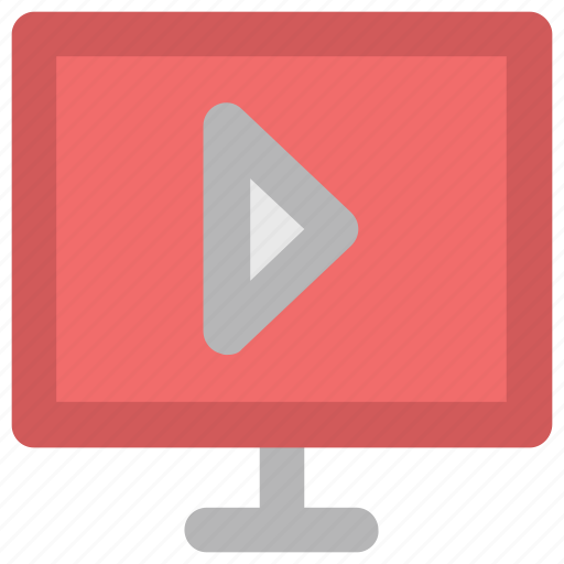 Media, media player, monitor, multimedia, play presentation, play sign, video player icon - Download on Iconfinder