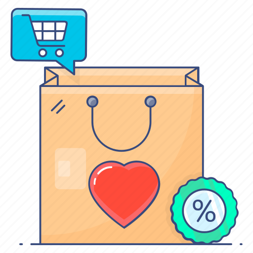 Favorite, shopping, goodie bag, shopping bag, tote bag, hand bag, favorite shopping icon - Download on Iconfinder