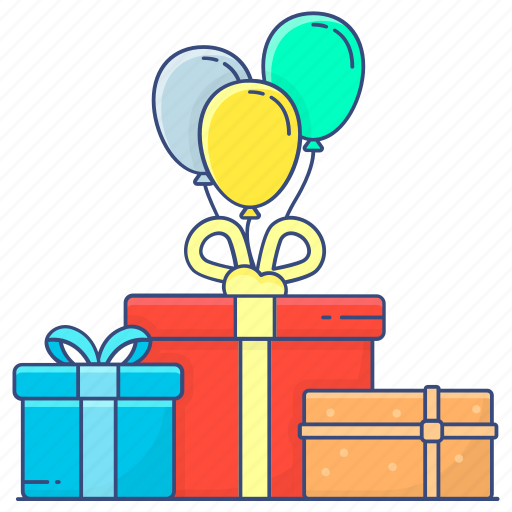 Gifts, surprise, wrapped gifts, presents, packages, gift boxes icon - Download on Iconfinder