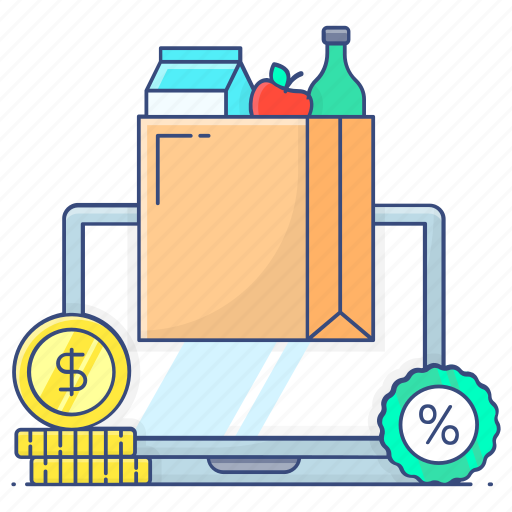 Grocery, shopping, grocery shopping, grocery products, fresh vegetables, healthy products, ecommerce icon - Download on Iconfinder