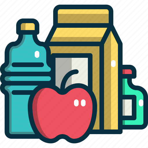 Food, apple, milk, water, shopping icon - Download on Iconfinder