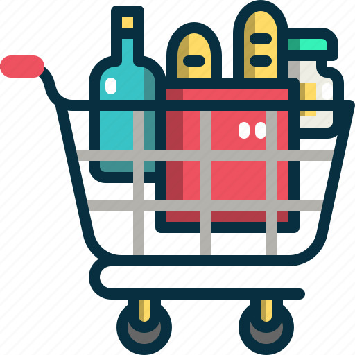 Shopping, cart, grocery, supermarket, commerce icon - Download on Iconfinder