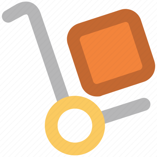 Boxes, hand trolley, hand truck, luggage cart, packages, parcel icon - Download on Iconfinder