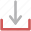 arrow symbol, direction, down, download sign, downloading, downward, web element 