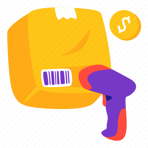 Barcode, scanner, stickers, sticker illustration - Download on Iconfinder