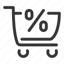 shop, shopping, store, retail, cart, trolley, discount, percent