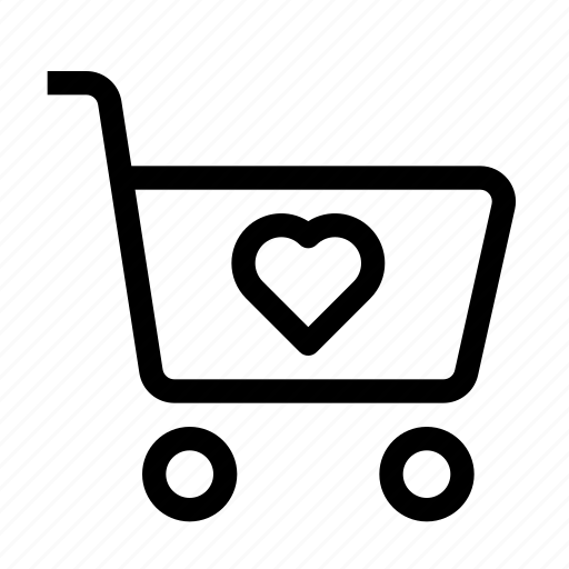 Cart, shopping, shop, heart, like icon - Download on Iconfinder