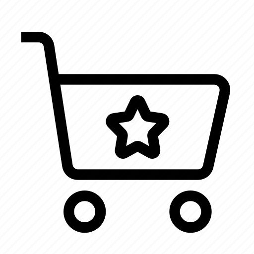 Cart, shopping, shop, star, rate icon - Download on Iconfinder