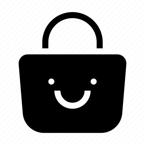 Bag, shopping, paper, happy, store icon - Download on Iconfinder