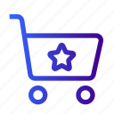 cart, shopping, shop, star, rate