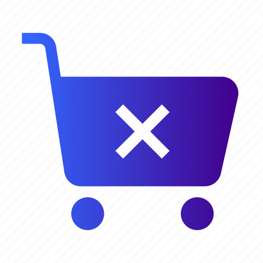 Cart, shopping, shop, cancel, remove icon - Download on Iconfinder