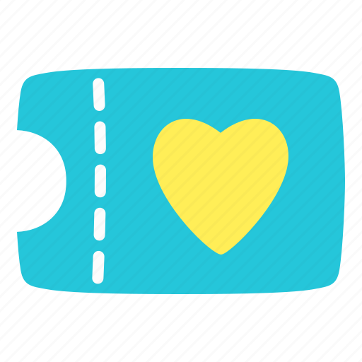 Coupon, heart, voucher, ticket, star, discount, favourite icon - Download on Iconfinder