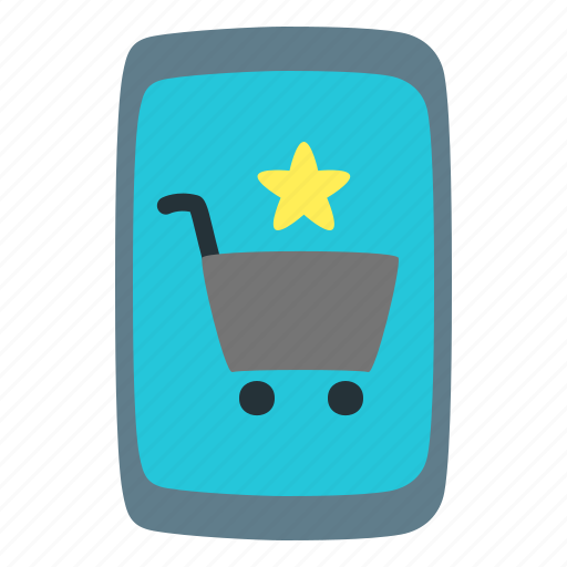 Shopping, smartphone, ecommerce, online, mobile, app, shop icon - Download on Iconfinder