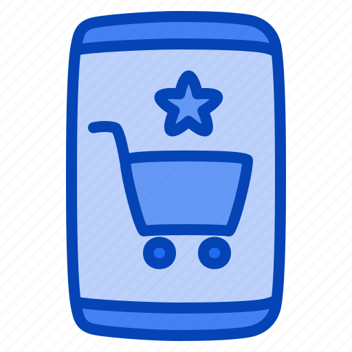 Shopping, smartphone, ecommerce, online, mobile, app, shop icon - Download on Iconfinder