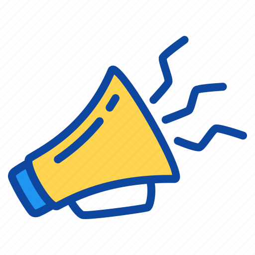 Megaphone, marketing, advertising, promotion, speaker, announce, bullhorn icon - Download on Iconfinder