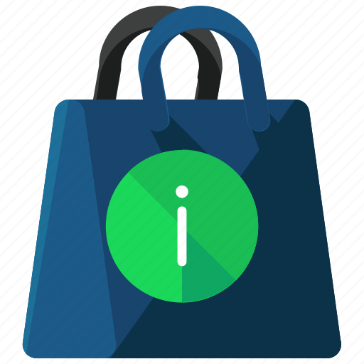 Bag, ecommerce, information, shopping icon - Download on Iconfinder