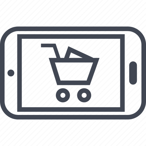 Buying, cart, ecommerce, mobile, shop, shopping icon - Download on Iconfinder