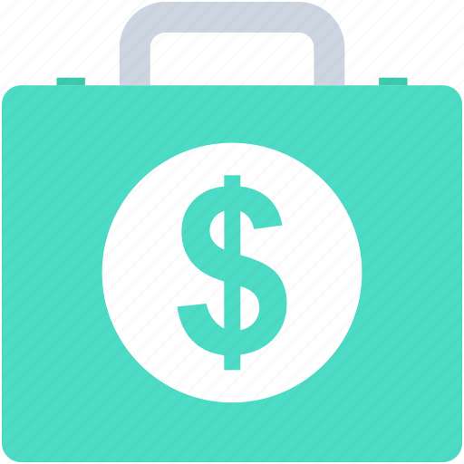 Briefcase, money bag, portfolio, satchel bag, suitcase icon - Download on Iconfinder