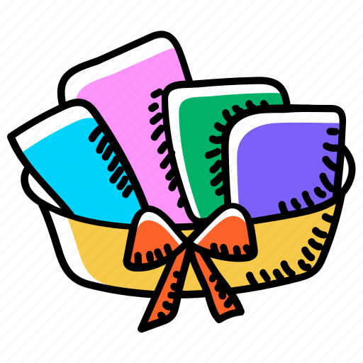 Gift basket, gift bucket, gift hamper, hamper, present, surprise icon - Download on Iconfinder