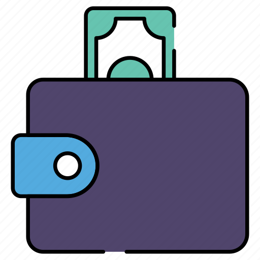 Wallet, billfold, notecase, pouchette, money case icon - Download on Iconfinder