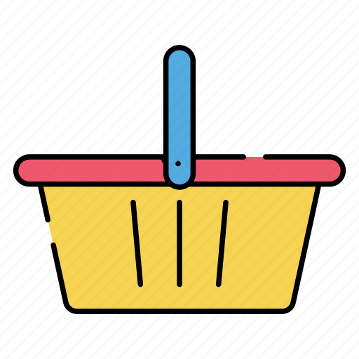 Basket, bucket, container, hamper, ecommerce icon - Download on Iconfinder
