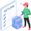return policy, order return, package return, parcel return, commerce 