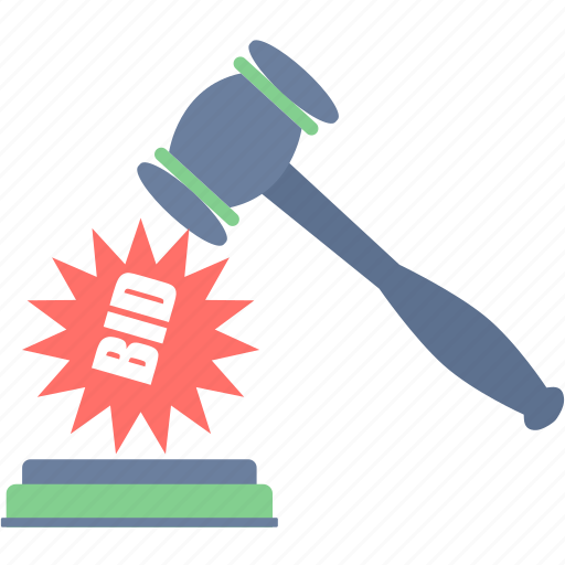Bid, auction, justice, law icon - Download on Iconfinder