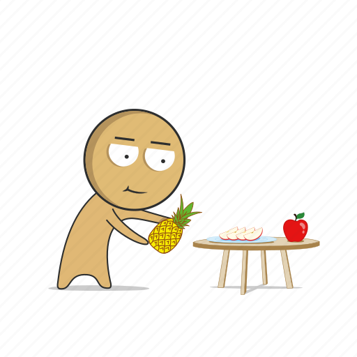 Fruit, pineapple, food, cuisine, apple, restaurant icon - Download on Iconfinder