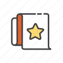 favorite, achievement, badge, bookmark, star, success