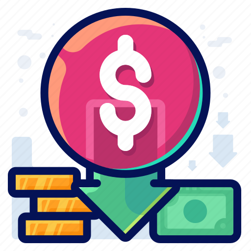 Commerce, dollar, ecommerce, lowered, shop, shopping icon - Download on Iconfinder
