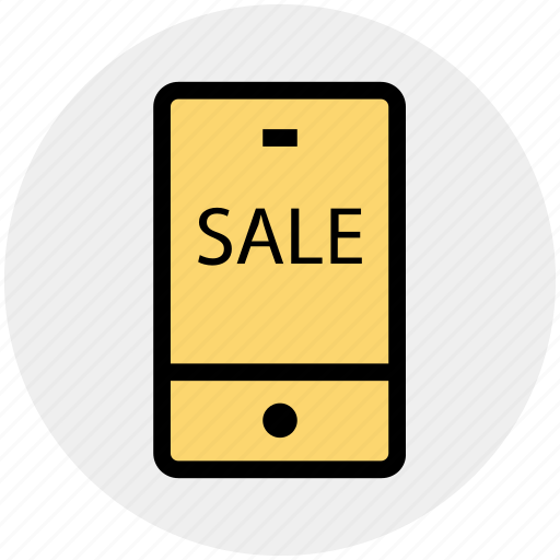 Discount, mobile, offer, online sailing, phone, sale icon - Download on Iconfinder