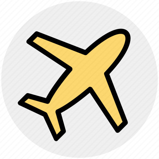 Aircraft, airplane, flight, fly, plane, transport, travel icon - Download on Iconfinder