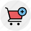 add, cart, ecommerce, plus, shopping, shopping cart 