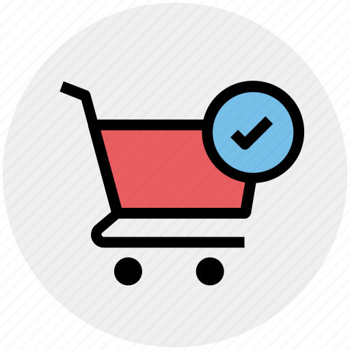Accept, cart, check, ecommerce, shopping, shopping cart icon - Download on Iconfinder
