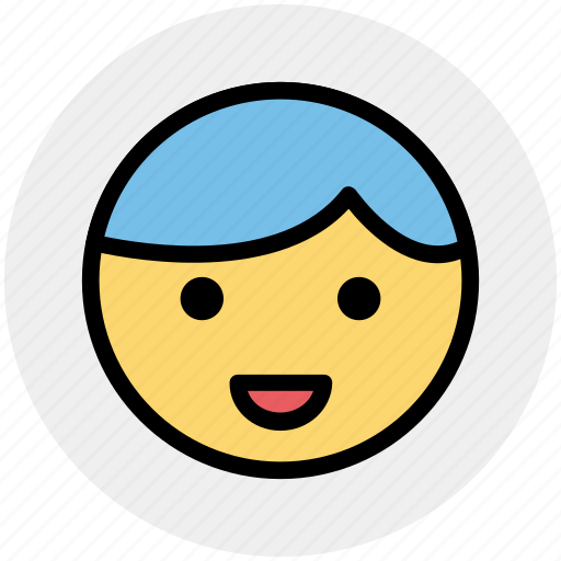 Baby, boy, child, face, smile icon - Download on Iconfinder