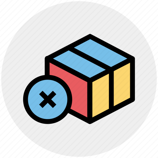 Box, carton, container, pack, packaging, reject icon - Download on Iconfinder