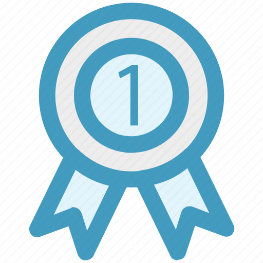Award, award badge, badge, first, label, ribbon icon - Download on Iconfinder