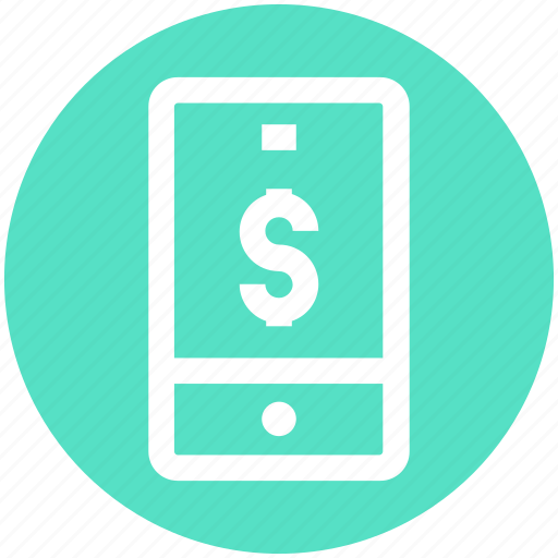 Dollar, mobile, money, online payment, online shopping, phone icon - Download on Iconfinder