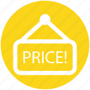 price banner, price board, price info banner, sale signboard, shop board