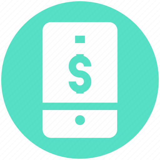 Dollar, mobile, money, online payment, online shopping, phone icon - Download on Iconfinder